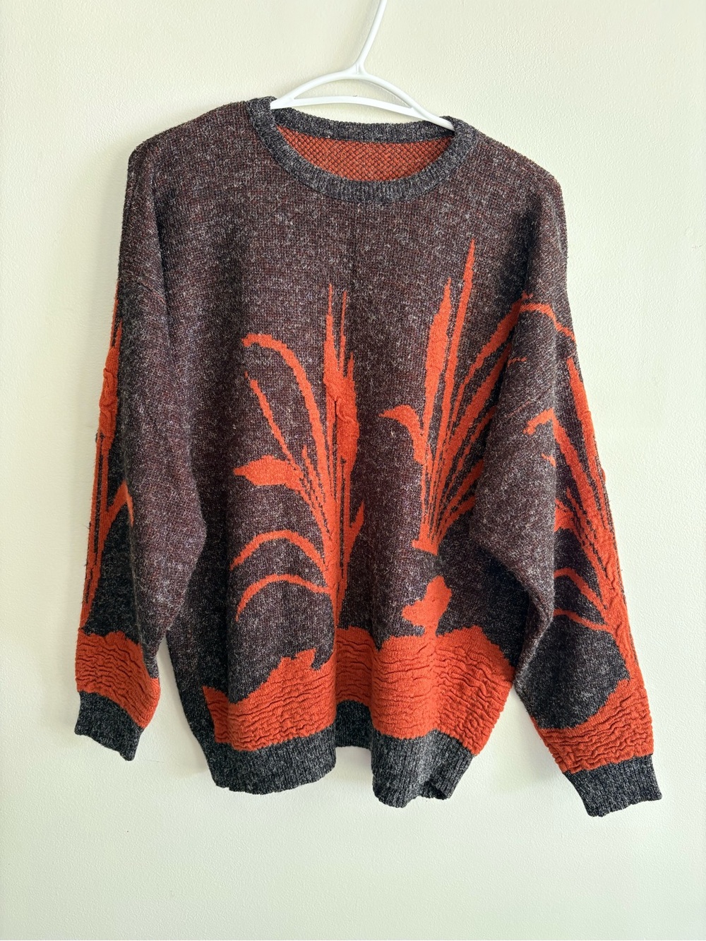 Vintage Brown and Orange Crewneck Sweater
